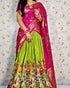 Dola Silk With Khajuri Crushed Lehenga(unstiched blouse) 17280N - Griiham