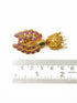 Exclusive Kemp studded Gold Plated Jhumki / Earrings 9563N - Griiham