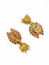 Exclusive Kemp studded Gold Plated Jhumki / Earrings 9563N - Griiham