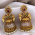 Exclusive Kemp studded Gold Plated Jhumki / Earrings 9564N - Griiham