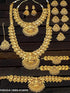 Exclusive Limited Designs Premium Matt Gold Finish Full Bridal Set Combo