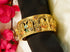 Extremely Elegant Gold Plated 1 piece kada/ designer Bangle with Laxmi/ganesha 10326A - Griiham