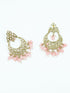 Faint Gold finish Earring Dangler with Maang Tikka - Griiham