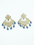 Faint Gold finish Earring Dangler with Maang Tikka - Griiham