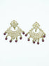 Faint Gold finish Earring Dangler with Maang Tikka - Griiham