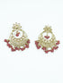 Faint Gold finish Earring Dangler with Maang Tikka - Griiham