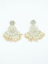 Faint Gold finish Earring Dangler with Mirror Stones - Griiham