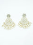 Faint Gold finish Earring Dangler with Mirror Stones - Griiham