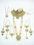 Fancy Dulhan set Gold Polish Bridal jewelry Set combo - Griiham