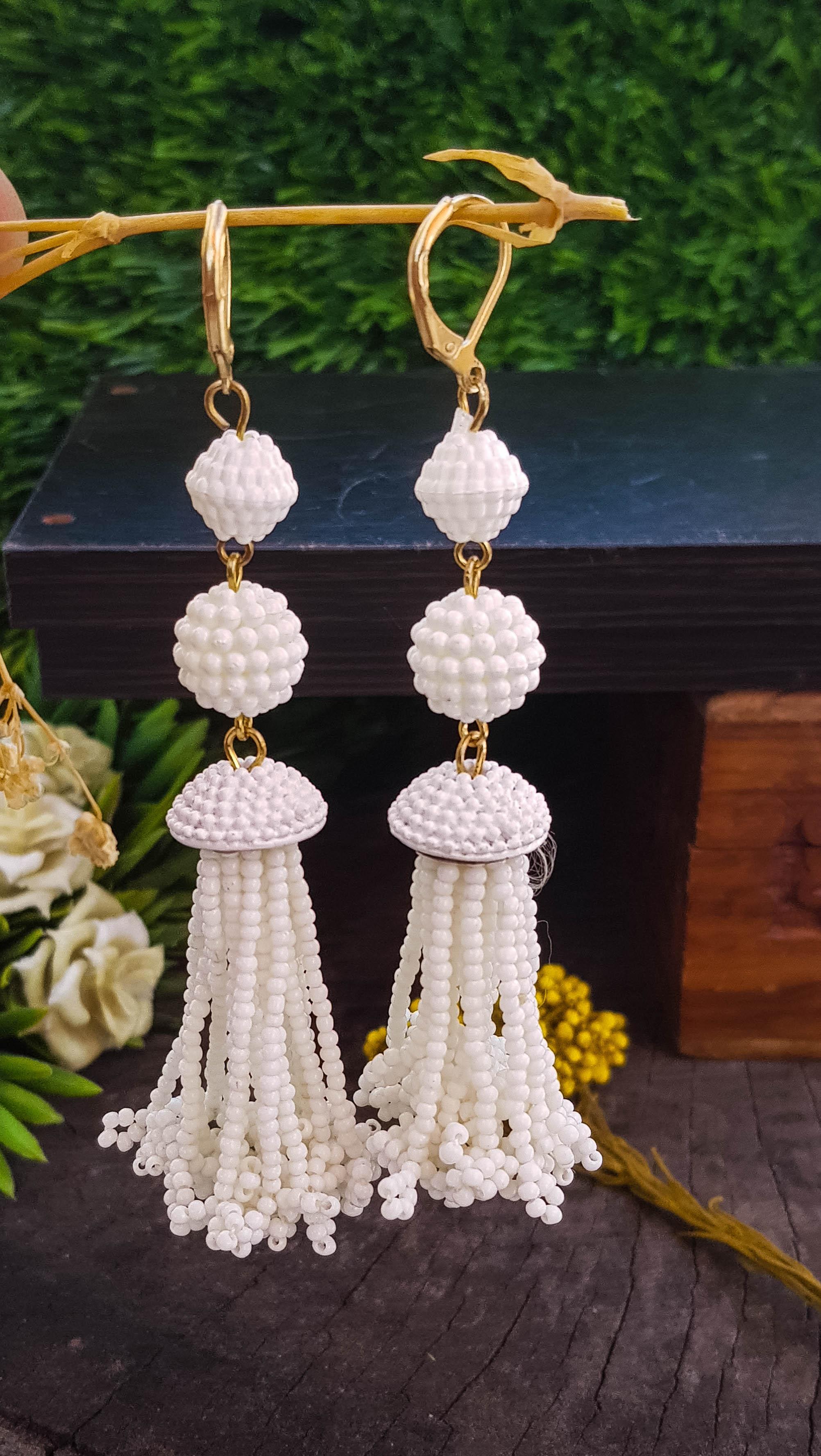 Fancy Long Party Earrings