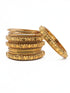 Fancy Mehendi Gold Plated Set of 12 Bangles - Griiham