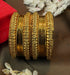 Fancy Mehendi Gold Plated Set of 12 Bangles