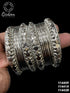 Fancy Silver plated Set of 12 Bangles - Griiham