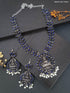 German silver Oxidised Necklace Set 12426N - Griiham