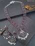 German silver Oxidised Necklace Set 12426N - Griiham