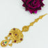 Gold Finish Hair Accessory Damini/Tikka Bridal Wear - Griiham