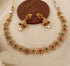 Gold Finish Multicolor simple Necklace set Floral pattern 9630N - Griiham