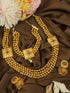 Gold Finish Necklace Combo Set with Artificial Stones 10348N - Griiham