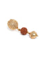 Gold Finish Premium Rudraksha Necklace Set - Griiham