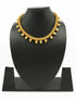 Gold Finish Short necklace Maharastra Thusi 11017N - Griiham