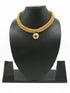 Gold Finish Short necklace Maharastra Thusi - Griiham