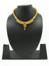 Gold Finish Short necklace Maharastra Thusi - Griiham