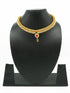 Gold Finish Short necklace Maharastra Thusi - Griiham