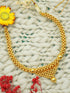 Gold Finish Short necklace Maharastra Thusi