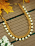 Gold Finish Short necklace Maharastra Thusi