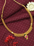 Gold Finish Short necklace Maharastra Thusi