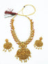 Gold Finish short necklace set 12012N - Griiham