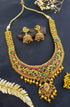 Gold Plated AD Necklace set 19119N - Griiham