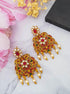 Gold Plated AD Stone Jhumka earrings