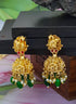 Gold Plated AD Stone Jhumka earrings