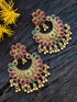 Gold Plated AD Stone Jhumka earrings