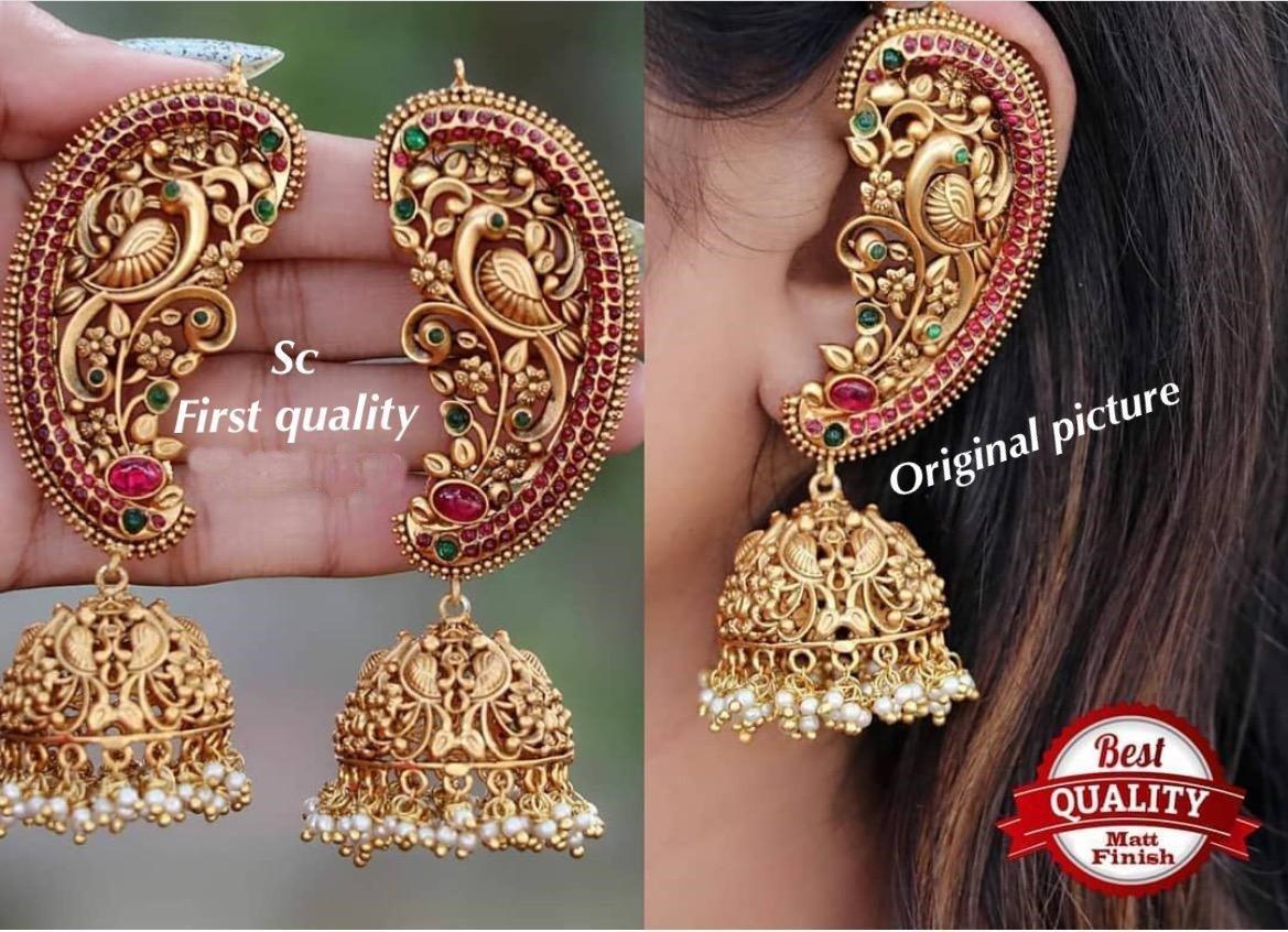 Gold Plated Bluetooth Earring Jhumka