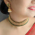 Gold Plated Choker Necklace Set multicolor - Griiham