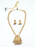 Gold Plated Classic Long Necklace Set Hara with Artificial Stones 11110N - Griiham