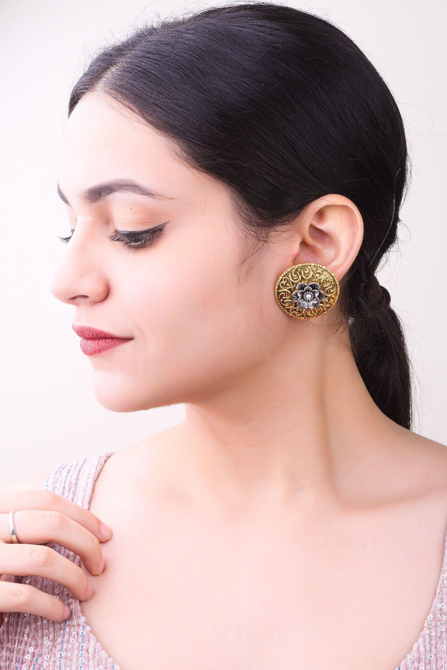 Gold Plated Cute Earrings - Griiham