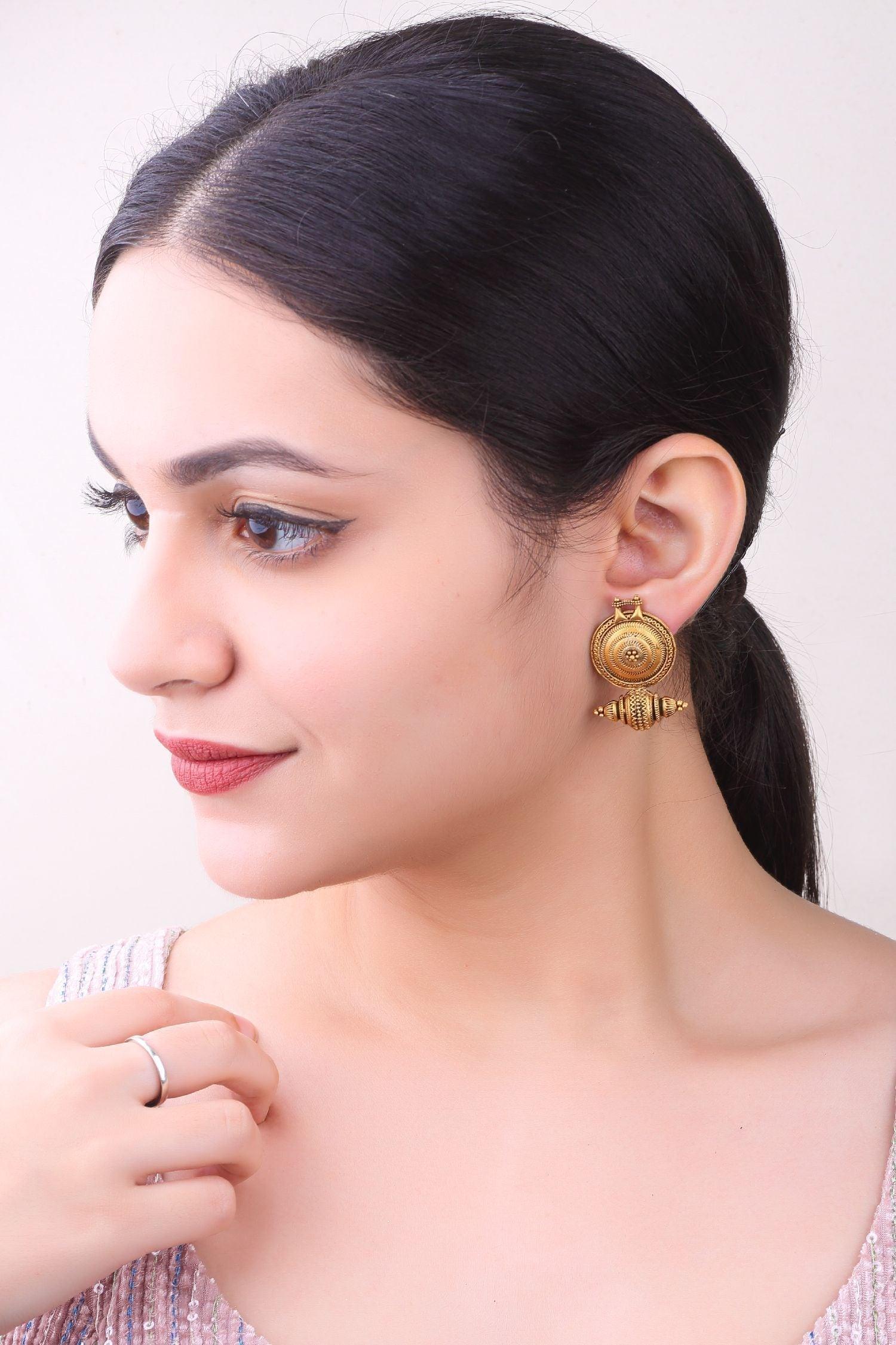 Gold Plated Cute Earrings - Griiham