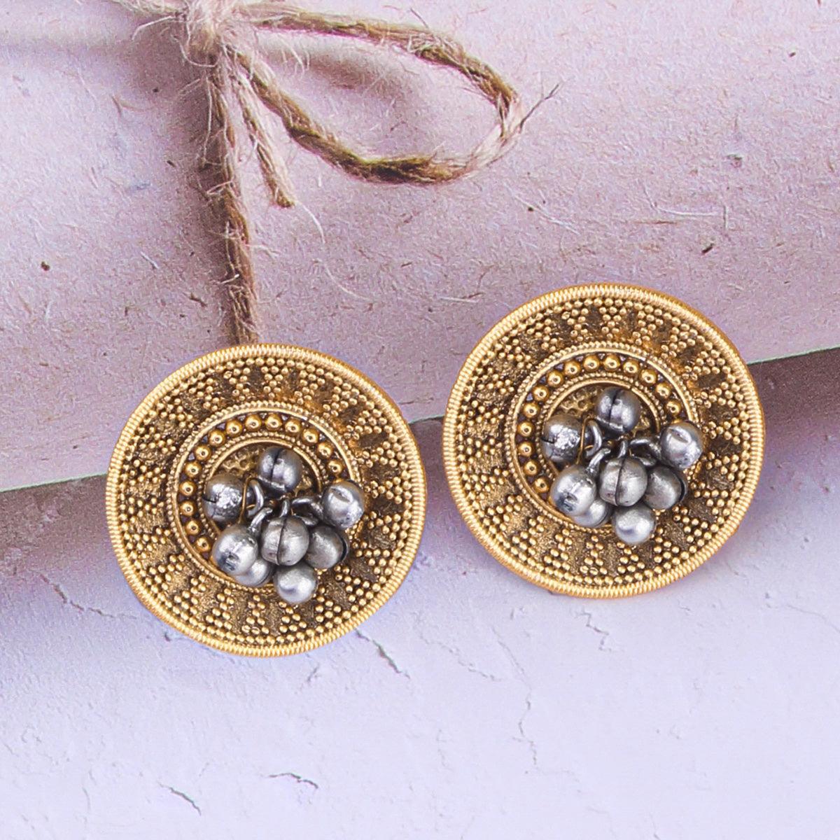 Gold Plated Cute Earrings