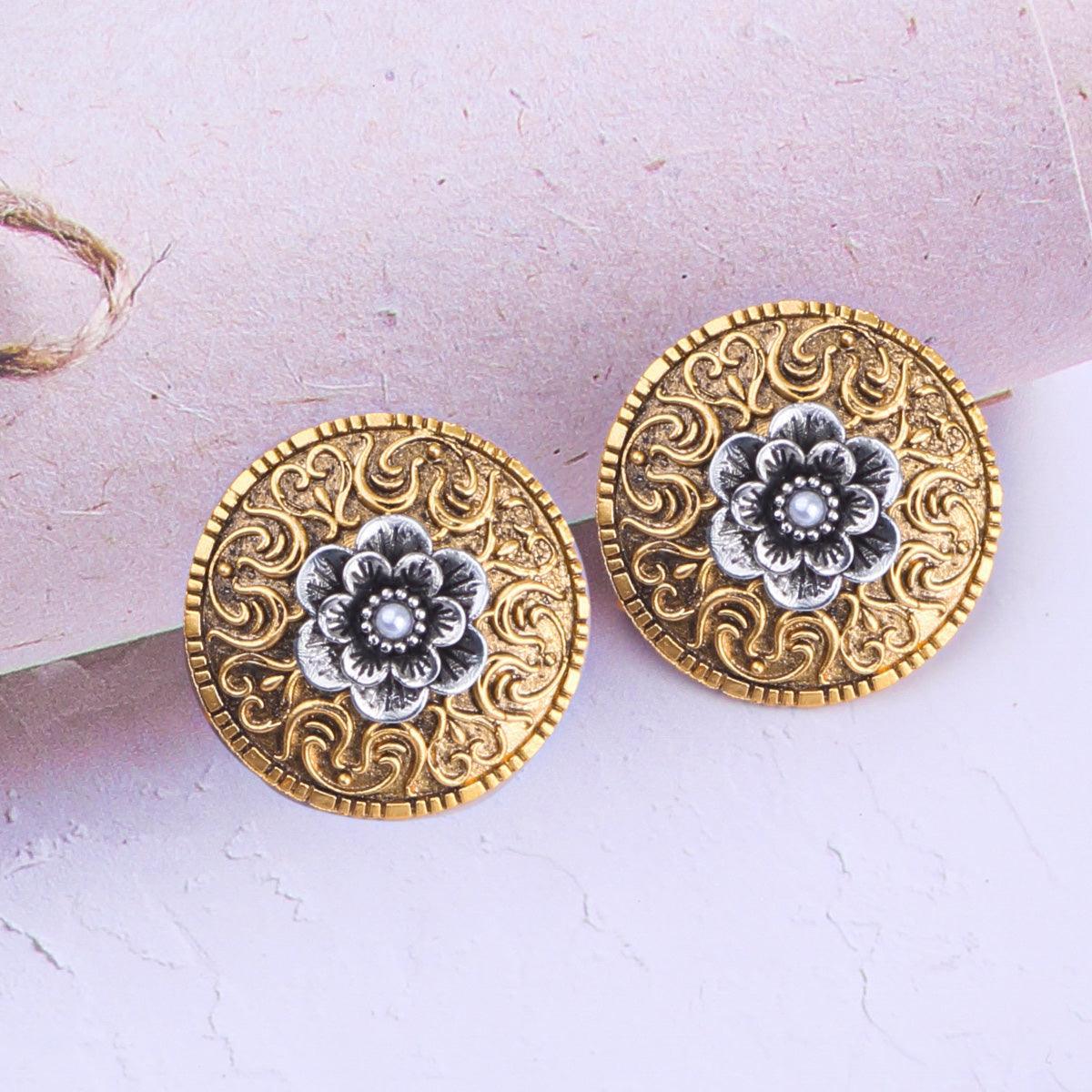 Gold Plated Cute Earrings