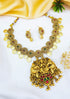 Gold Plated Cute Laxmi Coin Necklace Set - Griiham