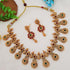 Gold Plated Cute Multi Colour Stone studded Necklace Set 9909N - Griiham