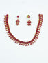 Gold Plated Cute Stone studded Necklace Set 9906N - Griiham