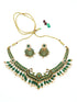 Gold Plated Designer Necklace set in different colours - Griiham