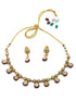 Gold Plated Elegant AD Necklace Set - Griiham