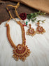 Gold Plated Elegant Classic Stone Studded Necklace Set with diff Colours 9300N - Griiham