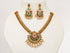 Gold Plated Elegant Classic Stone Studded Necklace Set with diff Colours 9300N - Griiham