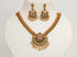 Gold Plated Elegant Classic Stone Studded Necklace Set with diff Colours 9300N - Griiham